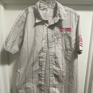 Budweiser Men's Button down Shirt XL